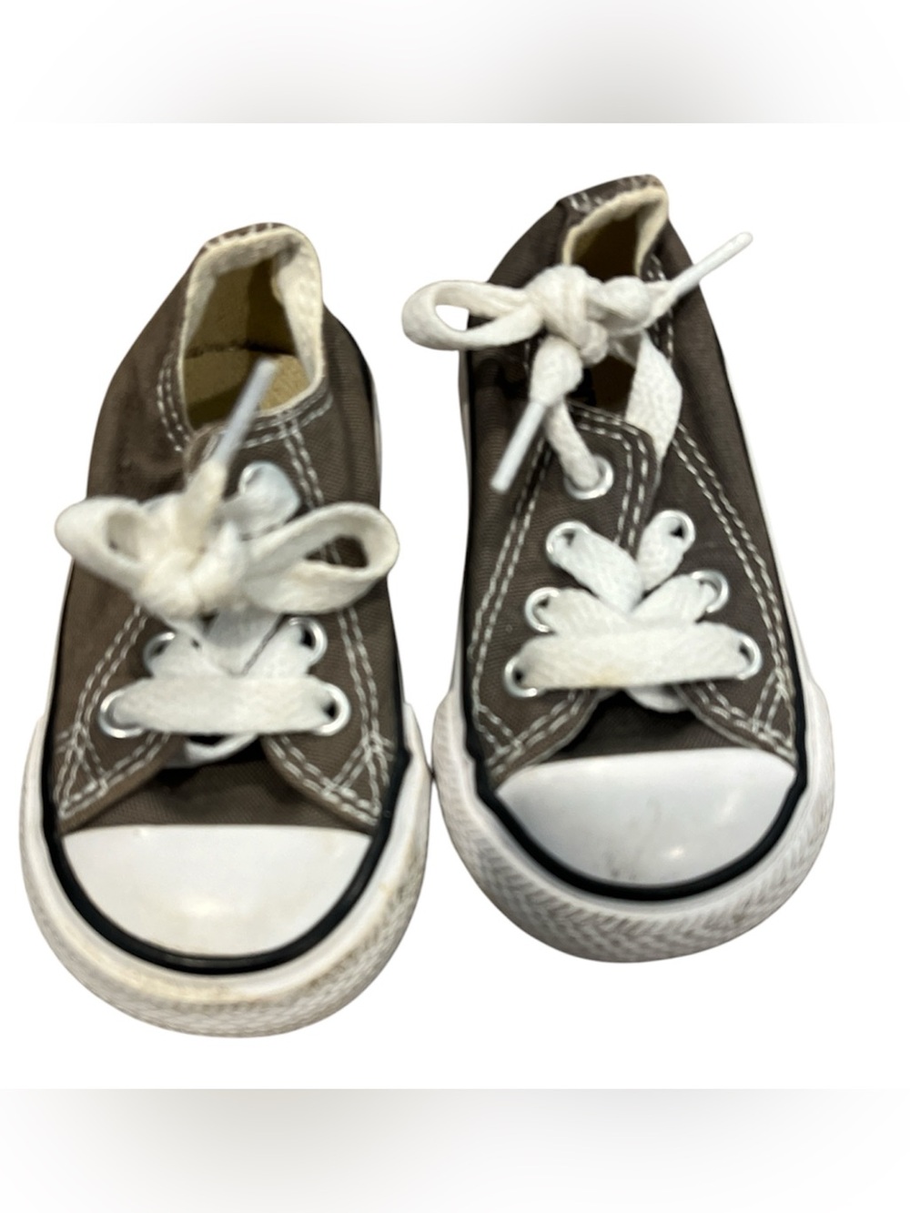 Converse Chuck Taylor All Star Toddler Gray Sneakers Size 3 Low Top